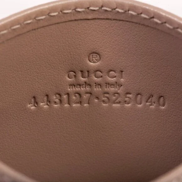 Authentic Gucci GG Marmont Taupe Card Holder - Picture 5 of 7
